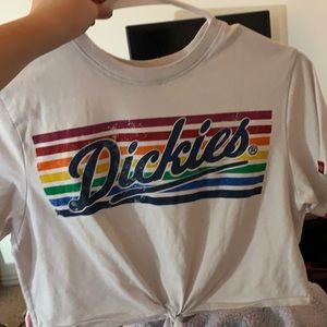 Small Dickies Crop Top With Tie